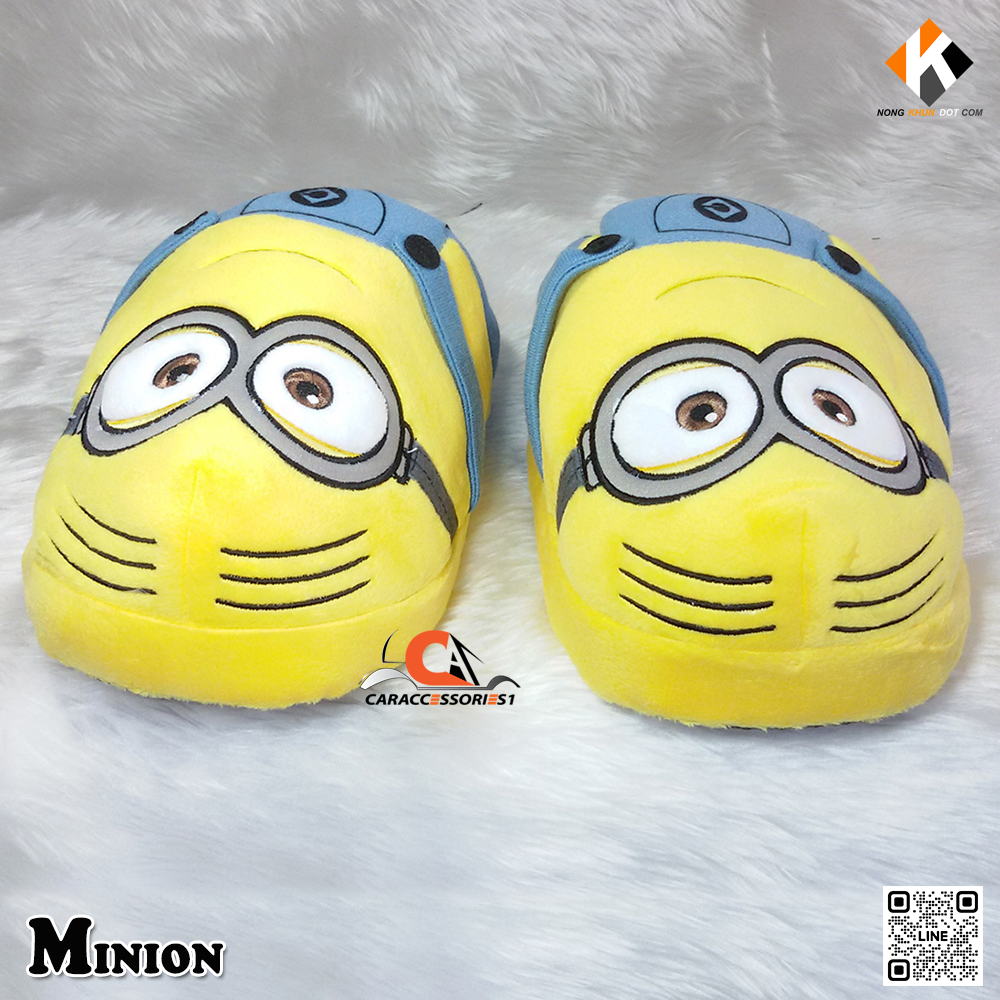 รองเท้าใส่ในบ้านมินเนี่ยนสองตา Minion ลิขสิทธิ์แท้ New arrival!