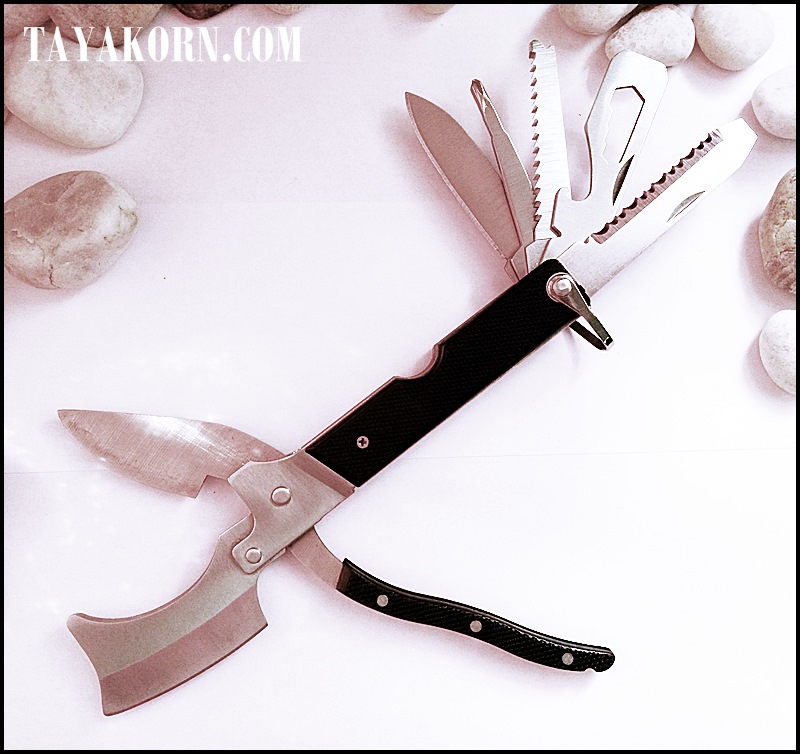 ขวาน-กรรไกรตัดกิ่งไม้ 7 in 1 Multi Axe-Pruning Shears 7 in 1 TKCA8585