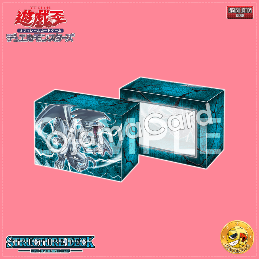 Yu-Gi-Oh! OCG English Edition for Asia — Structure Deck : Rise of the Blue-Eyes [SDRB-AE] — Speacial Card Case「1 Case」