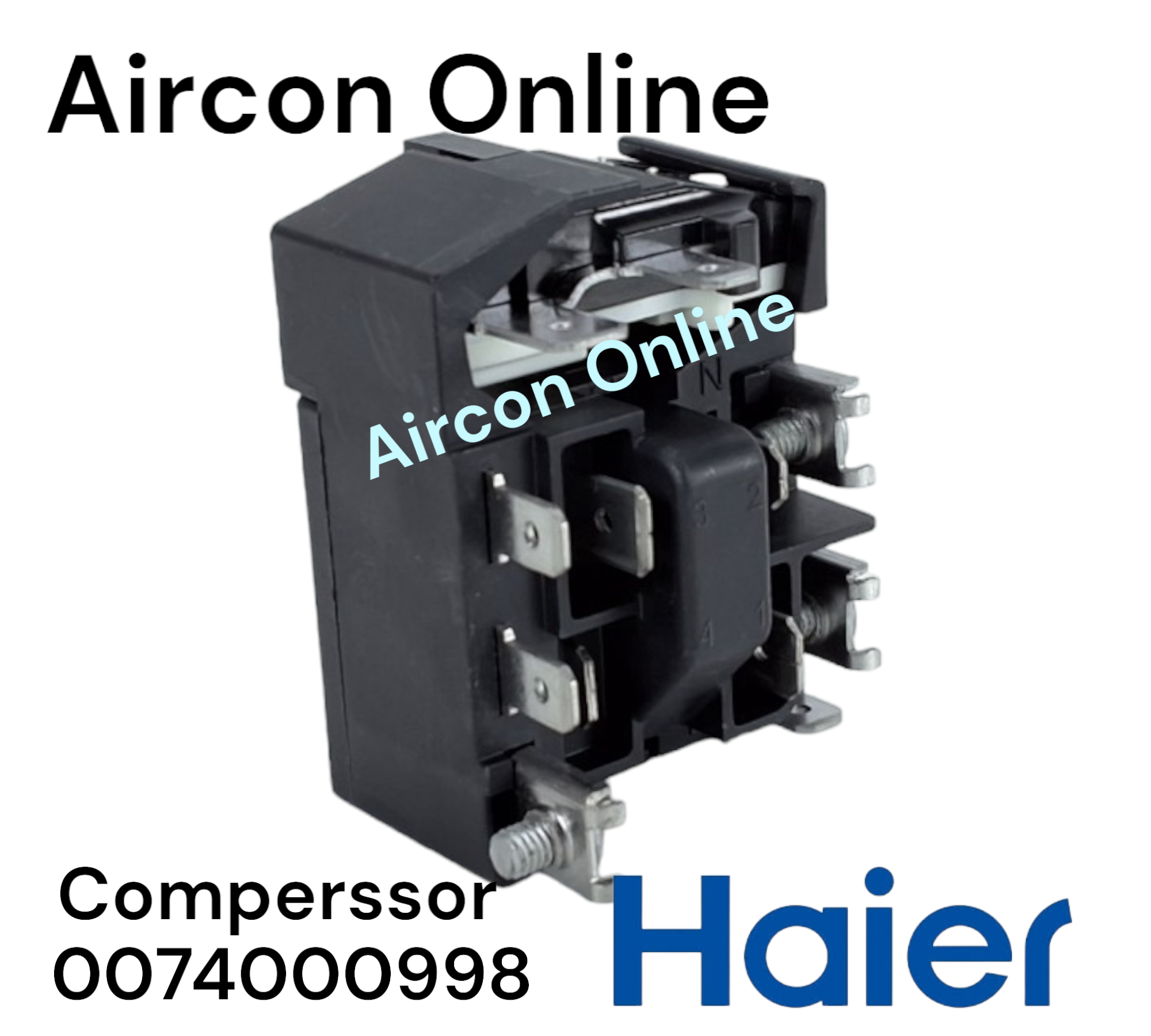 คอมเพรสเซอร์ ตู้แช่ Haier รุ่น SC-412BC-V2 / L118WY1 รหัส 0074000998 ( 0998 ) ของแท้ มือ 1