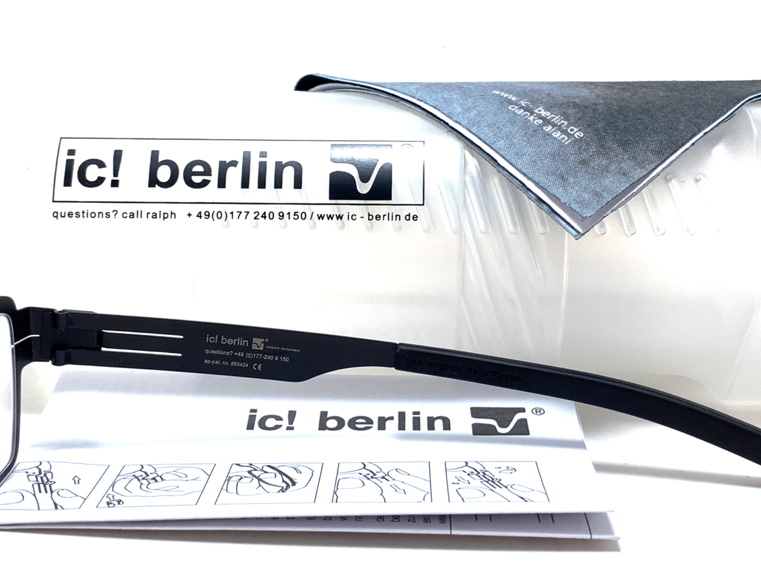 แว่นสายตา ic berlin model reionization 54-19 <ดำ>