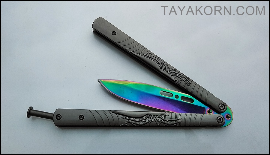 มีดบาลีซอง ซิลเวอร์สไปเดอร์ Silver Spider Balisong TKBS-BT4