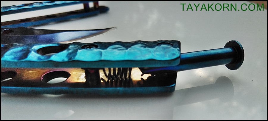 มีดควง ซีเอสโก บาลิซอง ZS GO BLUE Balisong Knife TKBS-ZS6