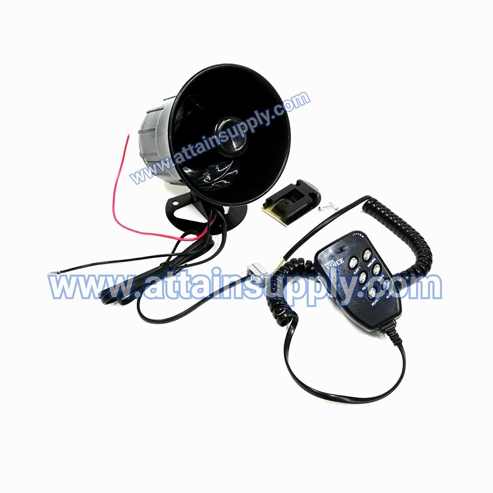 ไซเรน 6เสียง*พร้อมไมค์/12V-50W