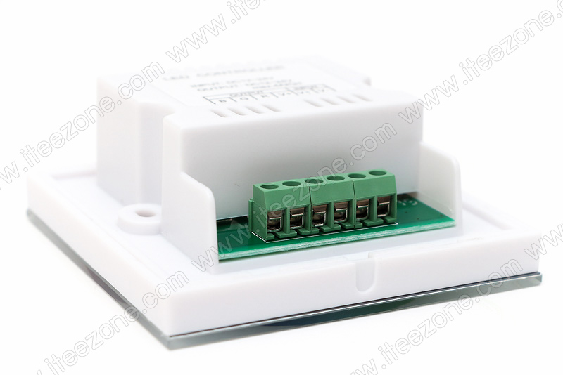 RGB controller 12A แบบ Glass Panel หน้าปัดสีขาว มีเสียงตอนสัมผัสควบคุม