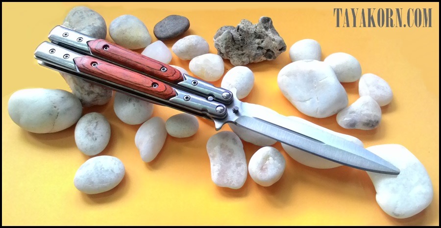 มีดซ้อมควง บาลิซองแองเจิลเนล Angel Nail Balisong Trainer TKBS-AG1TR