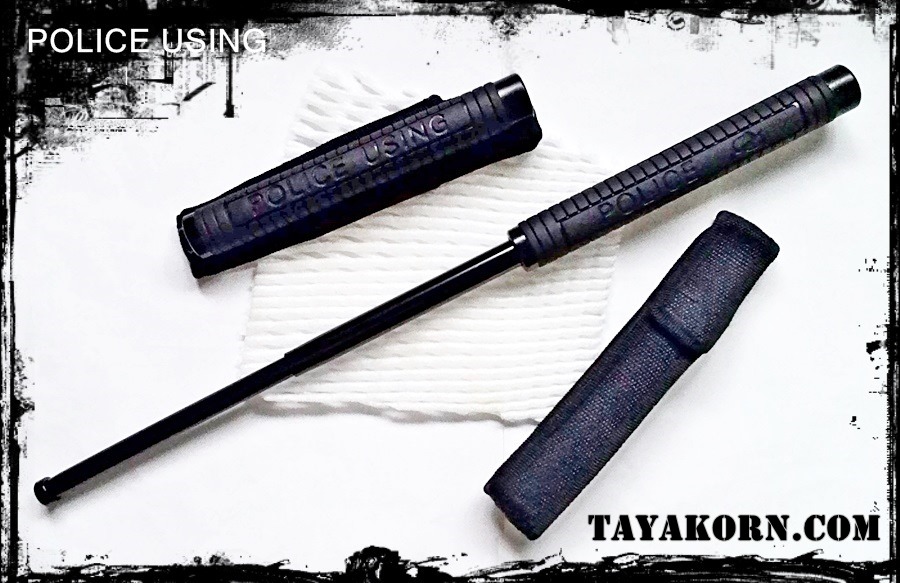 ดิ่ว 3 ท่อน(ตะบองเหล็ก3ท่อน) POLICE USING Barton 19.50 "