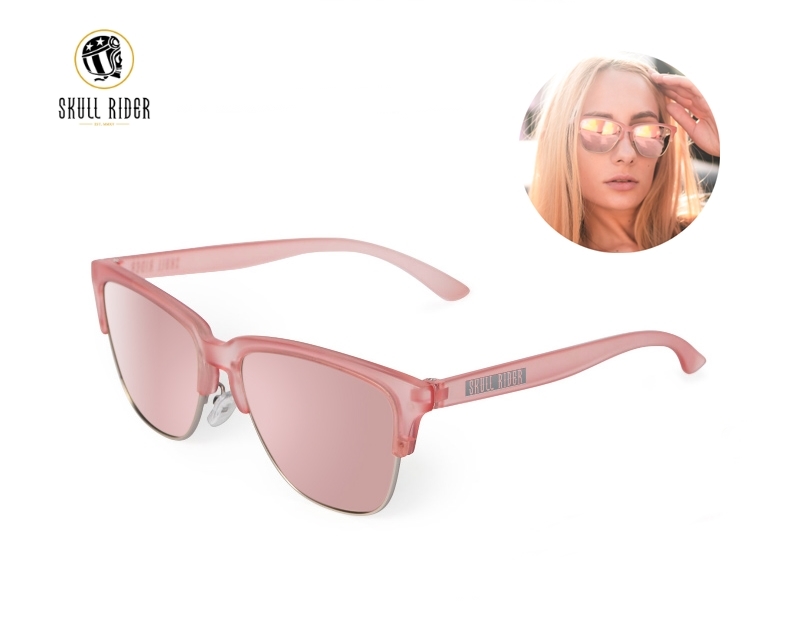 แว่นกันแดด SKULL RIDER METALLIC PINK SK-137 <ปรอทชมพู>