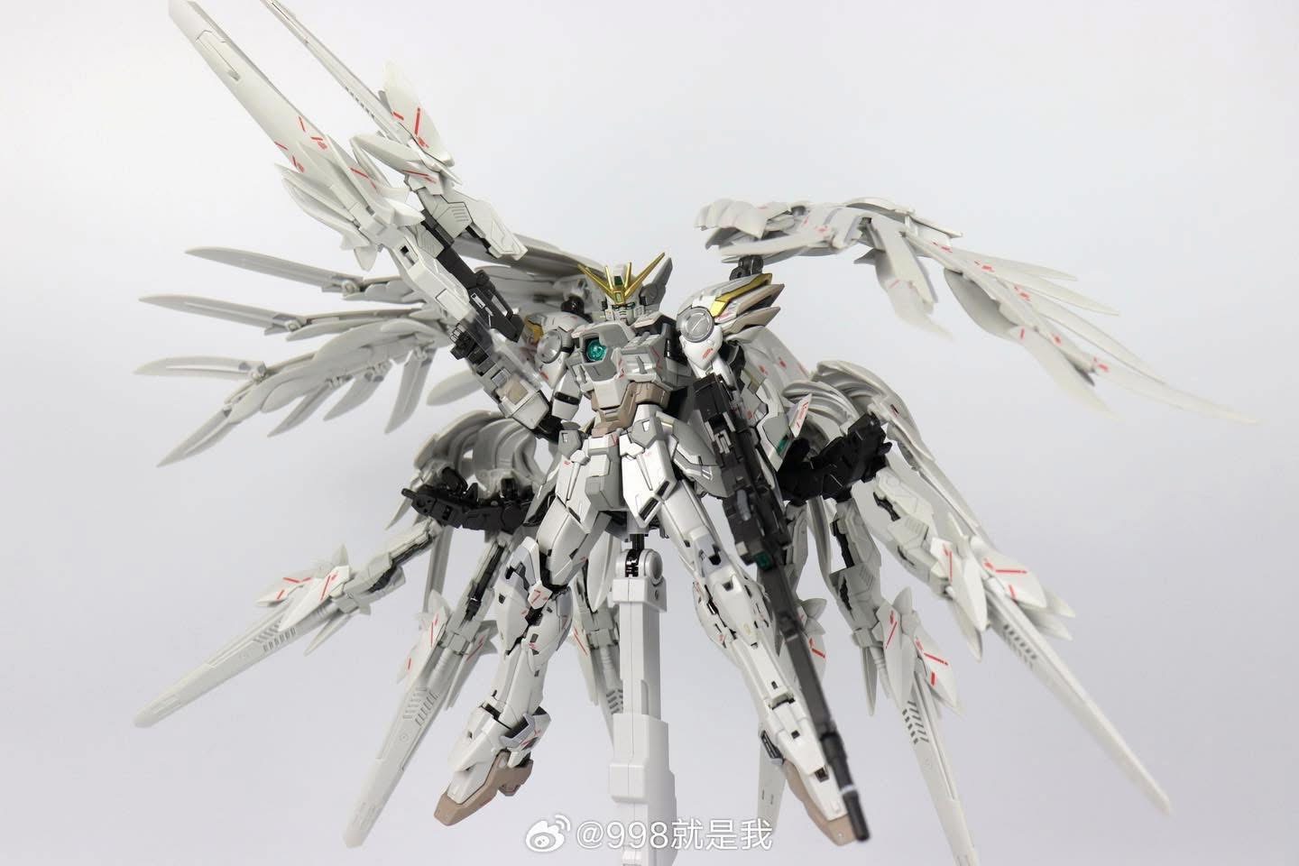 MG 1/100 Wing Show White Prelude Alloy Frame (8827) [Daban]