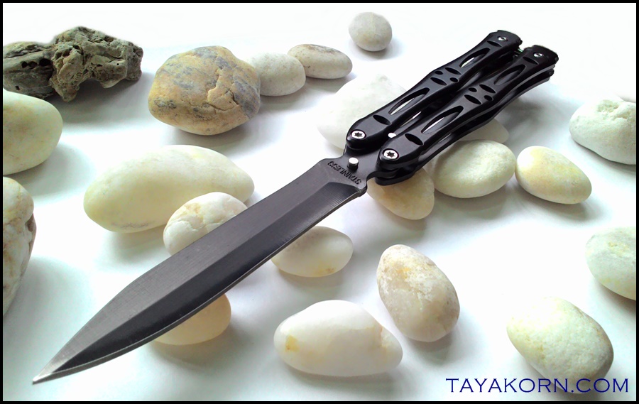 มีดควง บาลิซองแบล็คคาเมล BLACK CAMEL Balisong TKBS-BCM3