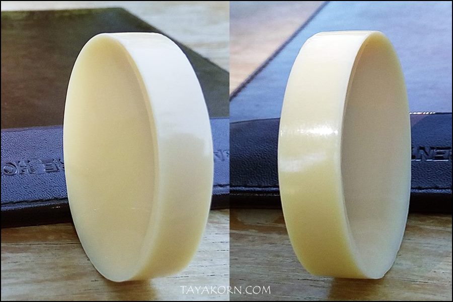 จานยานัตถ์สองหน้า (จานใหญ่สีงาช้าง) Double snuff tobacco dish TKTI-E002