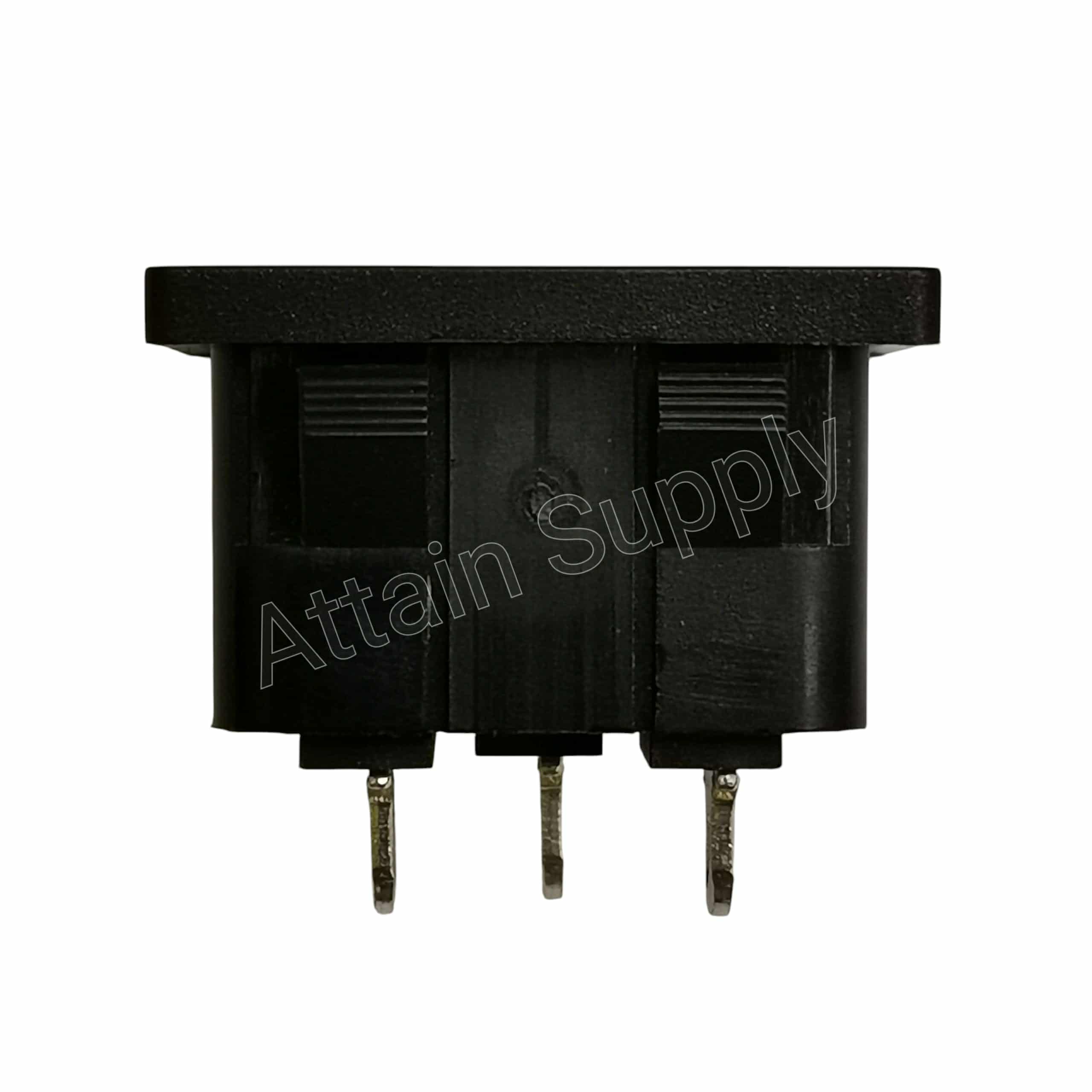 เต้ารับAC-3ขาผู้ ติดแท่น ขอบริมล็อค