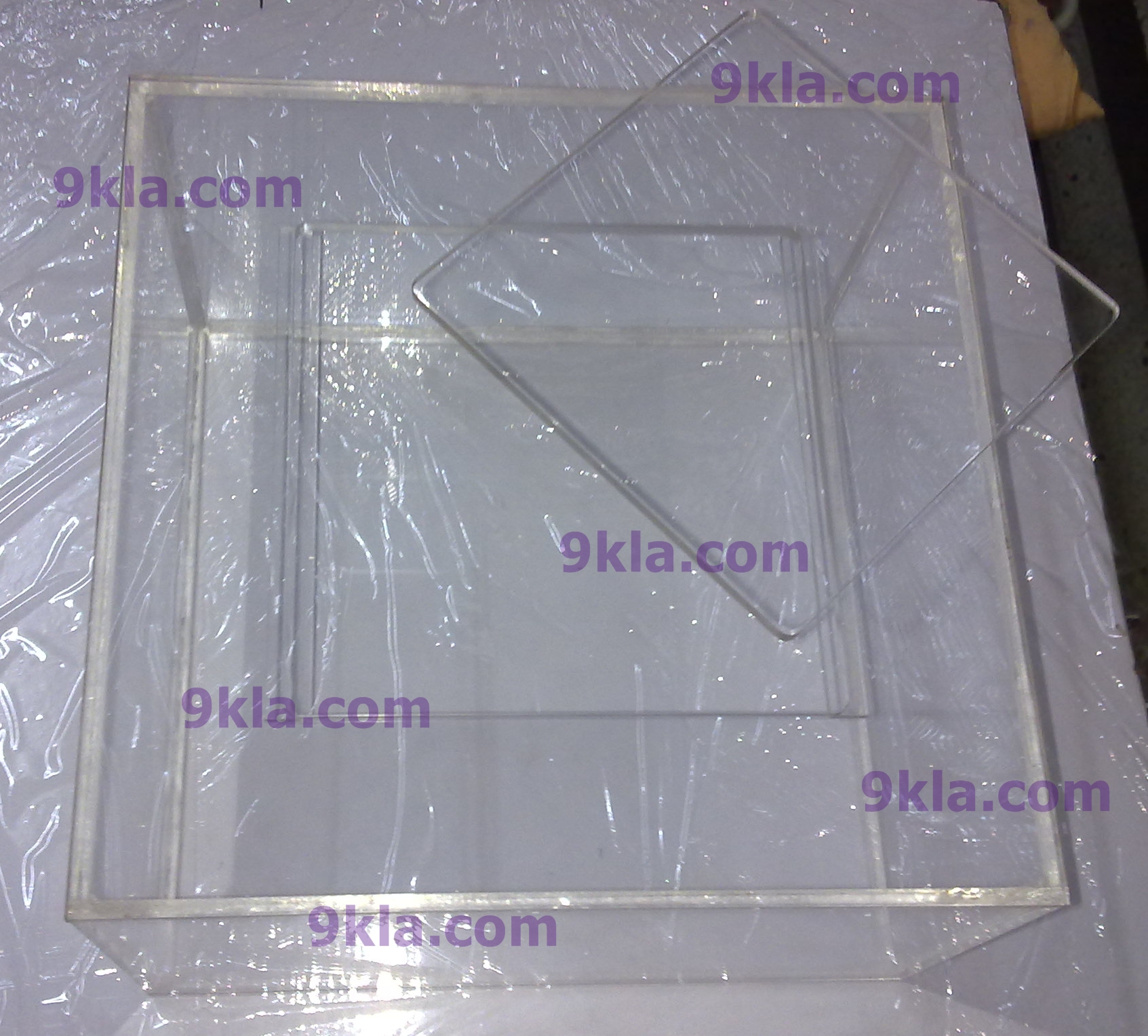 กล่องสำหรับทดลองสารเคมี หนา 6mm. ชิ้น