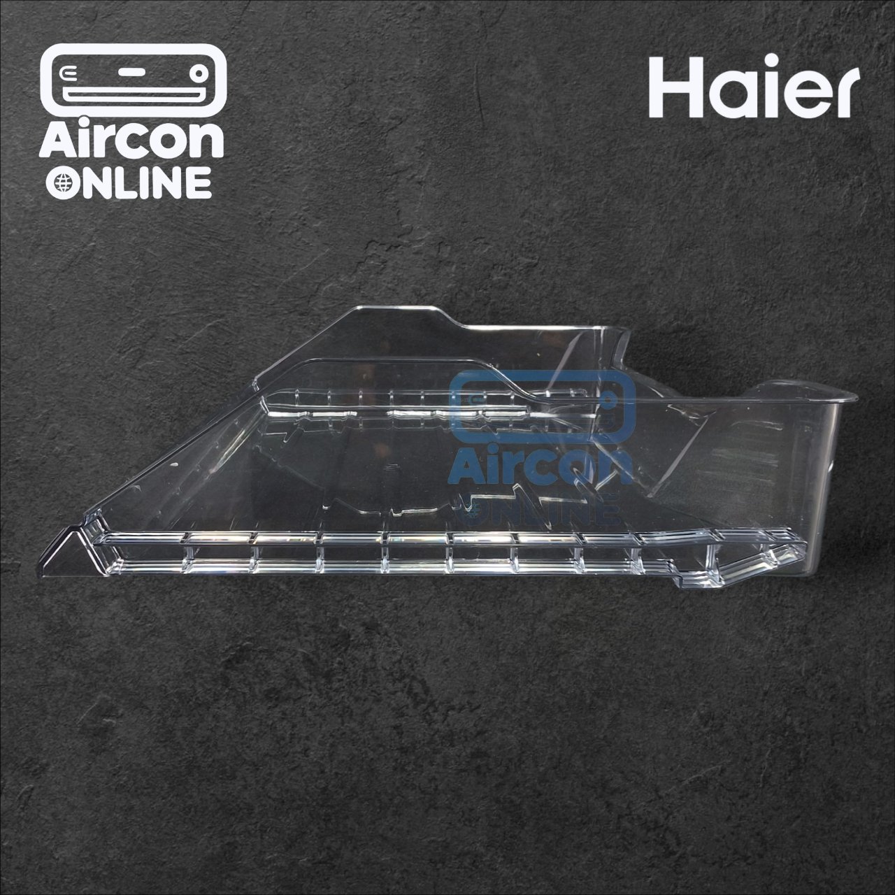 ถาดรองใต้ช่องฟรีส ตู้เย็น HAIER รหัส 0530086282 ของแท้ ใหม่ มือ 1