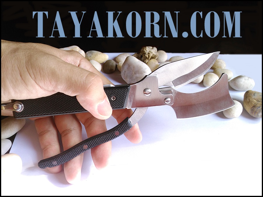 ขวาน-กรรไกรตัดกิ่งไม้ 7 in 1 Multi Axe-Pruning Shears 7 in 1 TKCA8585