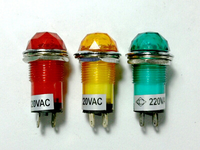 หลอดหน้าปัด-หัวเพชร/220V