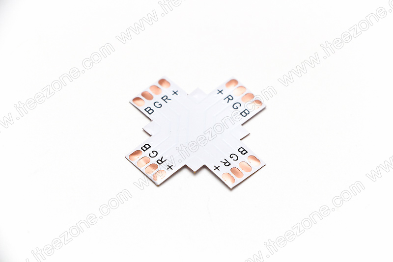 PCB 4 pin 4 ทาง รูปตัว +