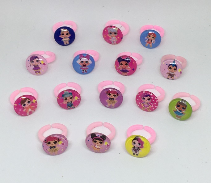แหวนตุ๊กตาLol จำนวน 12 ชิ้น / 1ถุง