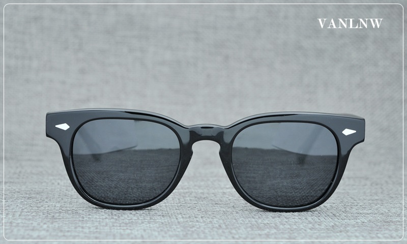 แว่นกันแดด MOSCOT TUMMEL 49-22 145 COL.Black CE <ดำ>
