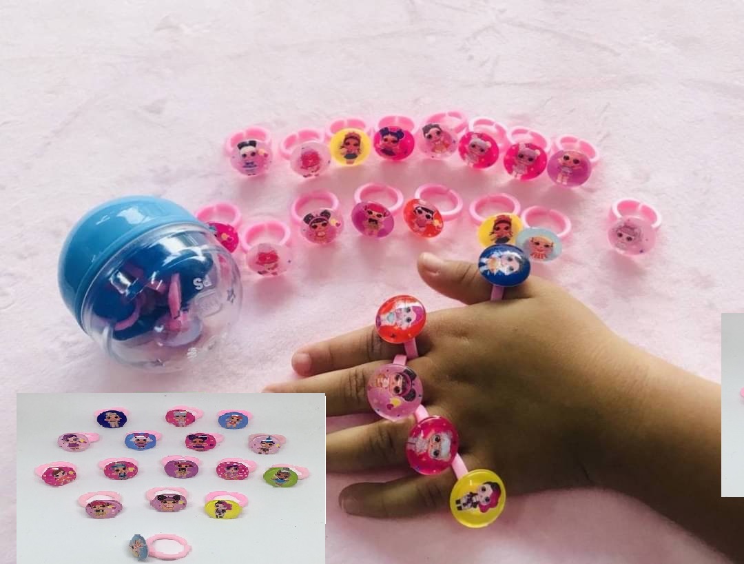 แหวนตุ๊กตาLol จำนวน 12 ชิ้น / 1ถุง