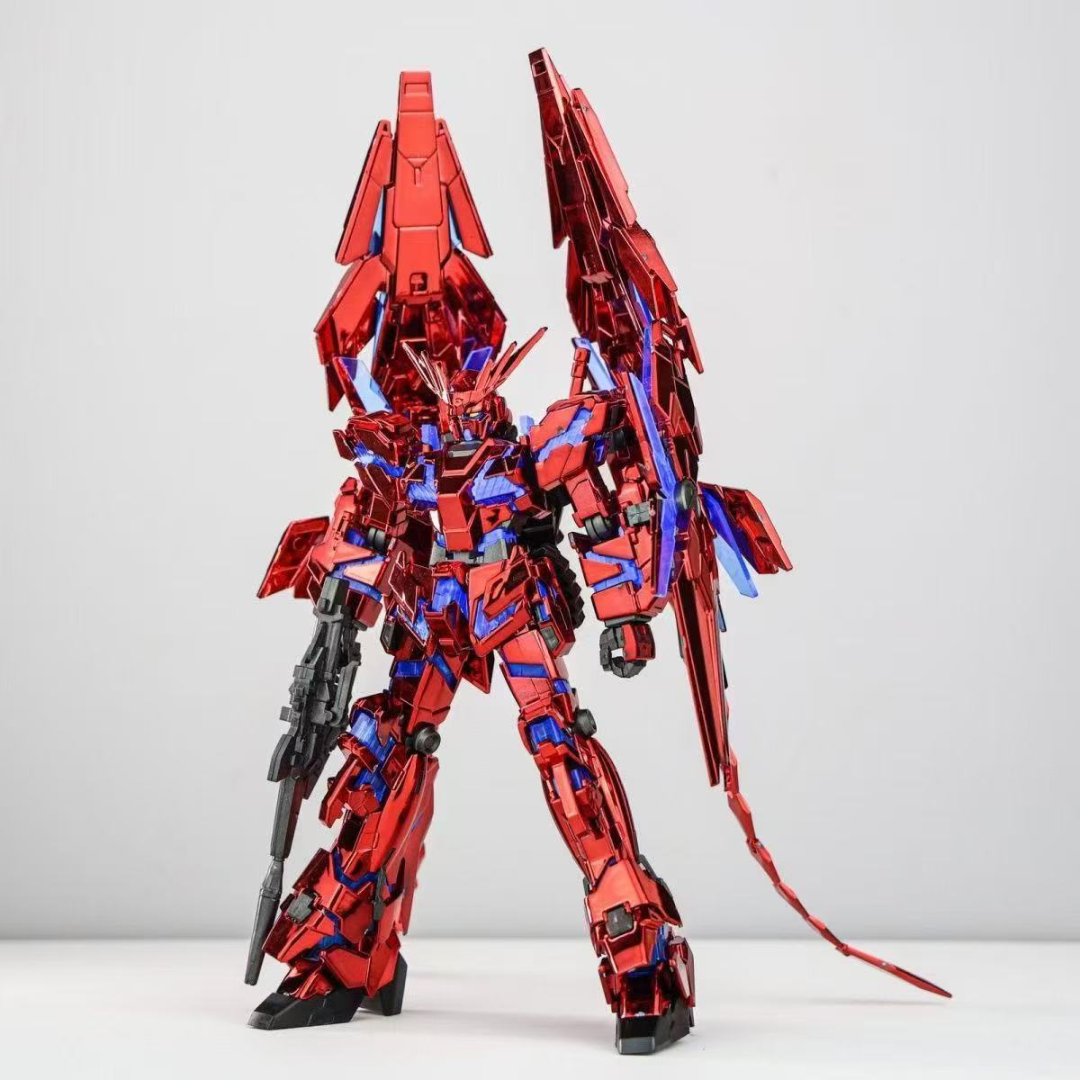 HGUC 1/144 Unicorn Fighter 03 Phenex Red Electroplated (XD217) [Xing Dong]