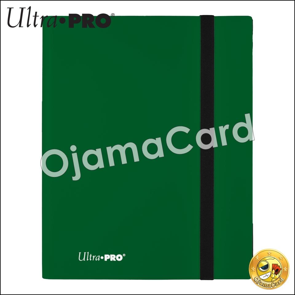 Ultra•Pro Eclipse 4-Pocket PRO-Binder / Portfolios「แฟ้มใส่่การ์ด / แฟ้มเก็บการ์ด 4 ช่อง」— Forest Green