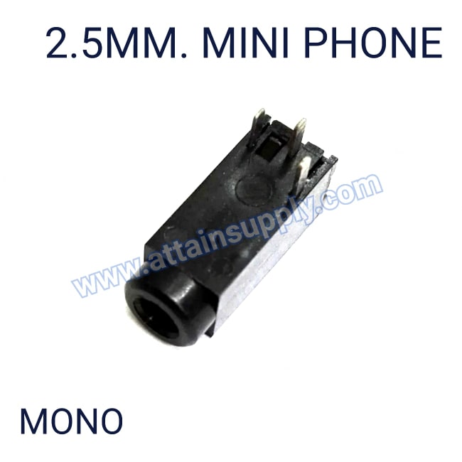 J.TR MONO2.5MM.-P3P/BLACK