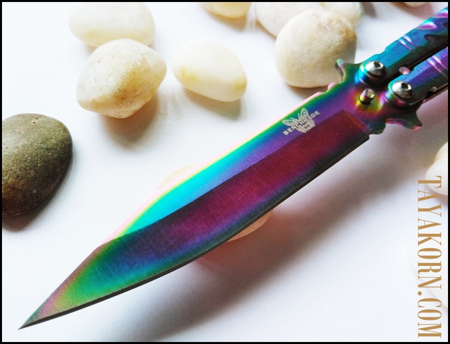 มีดบาลีซอง เรนโบว์ธันเดอร์ Rainbow Thunder Balisong Knife