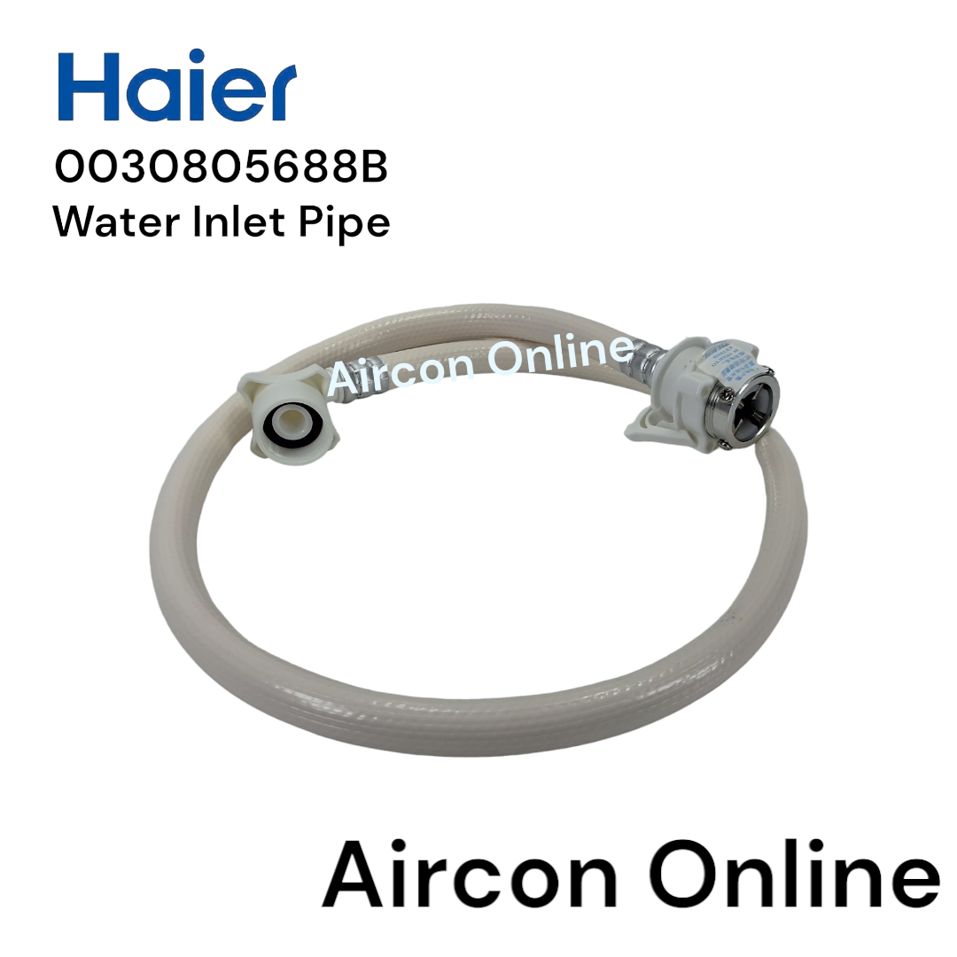 ท่อน้ำดีเข้าเครื่องซักผ้า Haier รหัส 0030805688B
