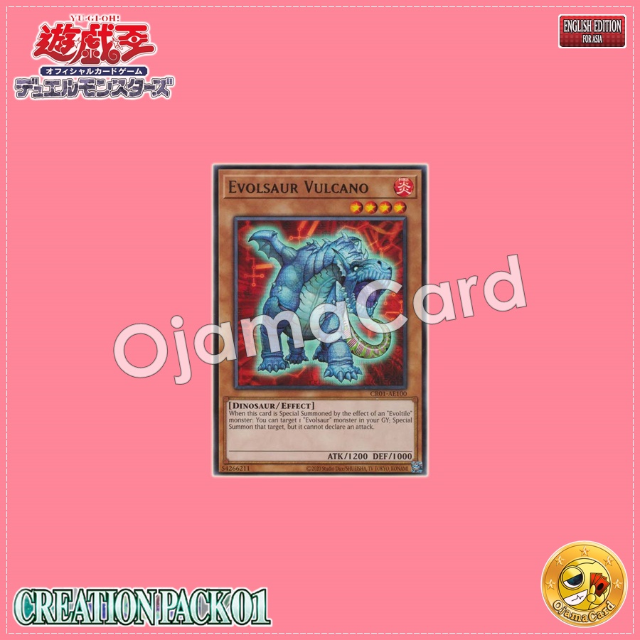 CR01-AE100 : Evolsaur Vulcano / Evolder Ulcanodon (Rare)