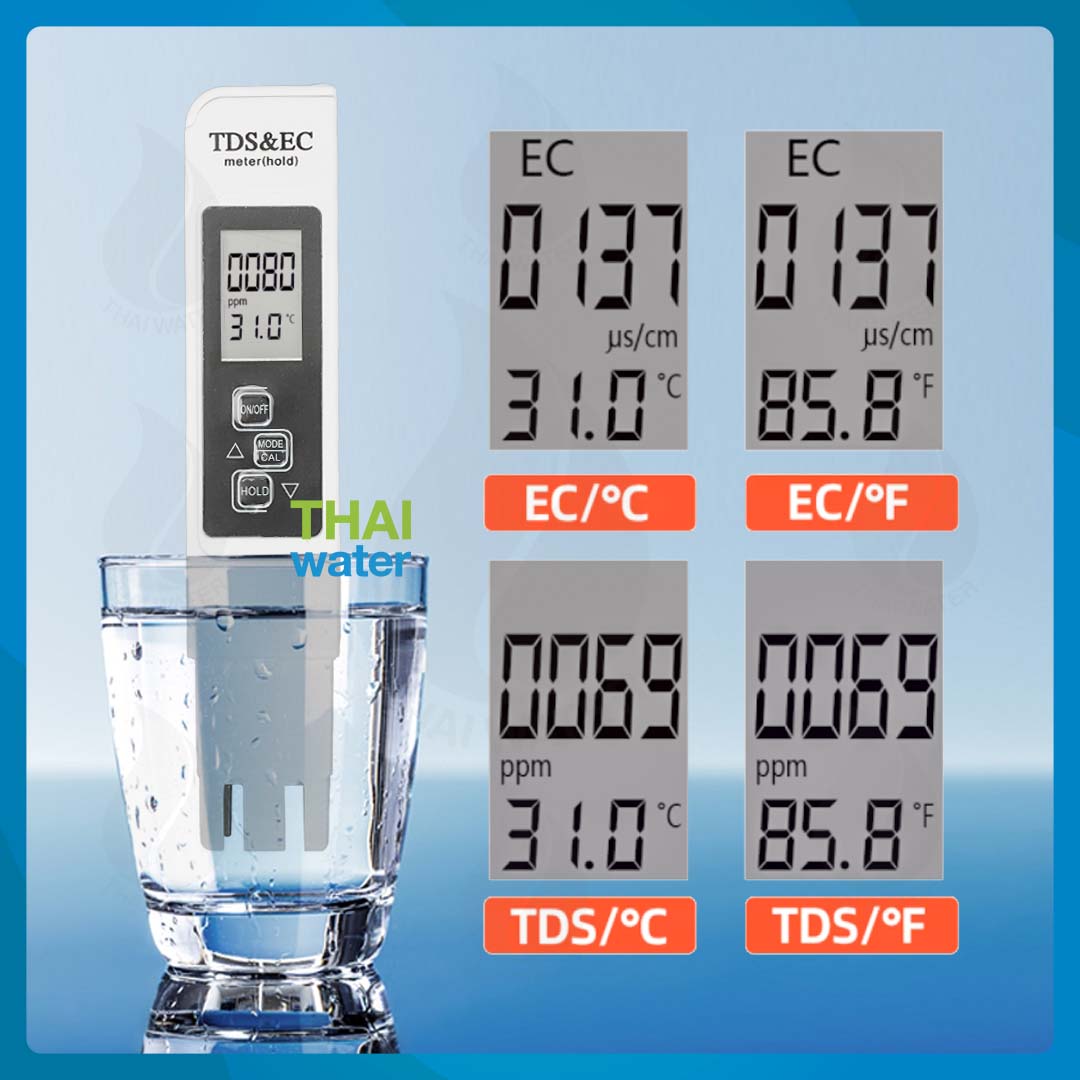 เครื่องมือวัดค่าน้ำปุ๋ย ( TDS&EC Meter ) SKU-703