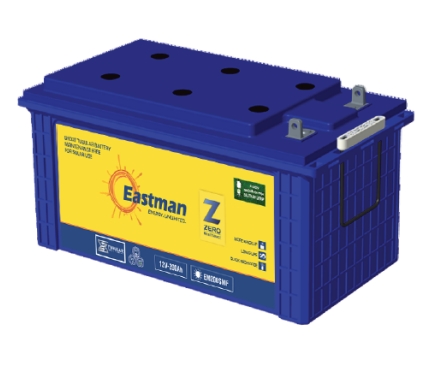 แบตเตอรี่ Deep Cycle 200a 12v Eastman Tubular แบบน้ำ ทรงเตี้ย (ประกัน 1 ปี)