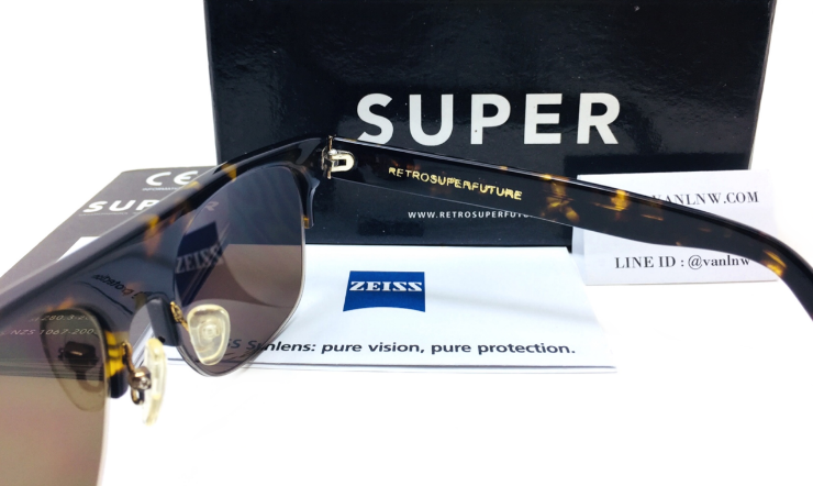 แว่นกันแดด SUPER Andrea Havana 54-18-135 <กระ>