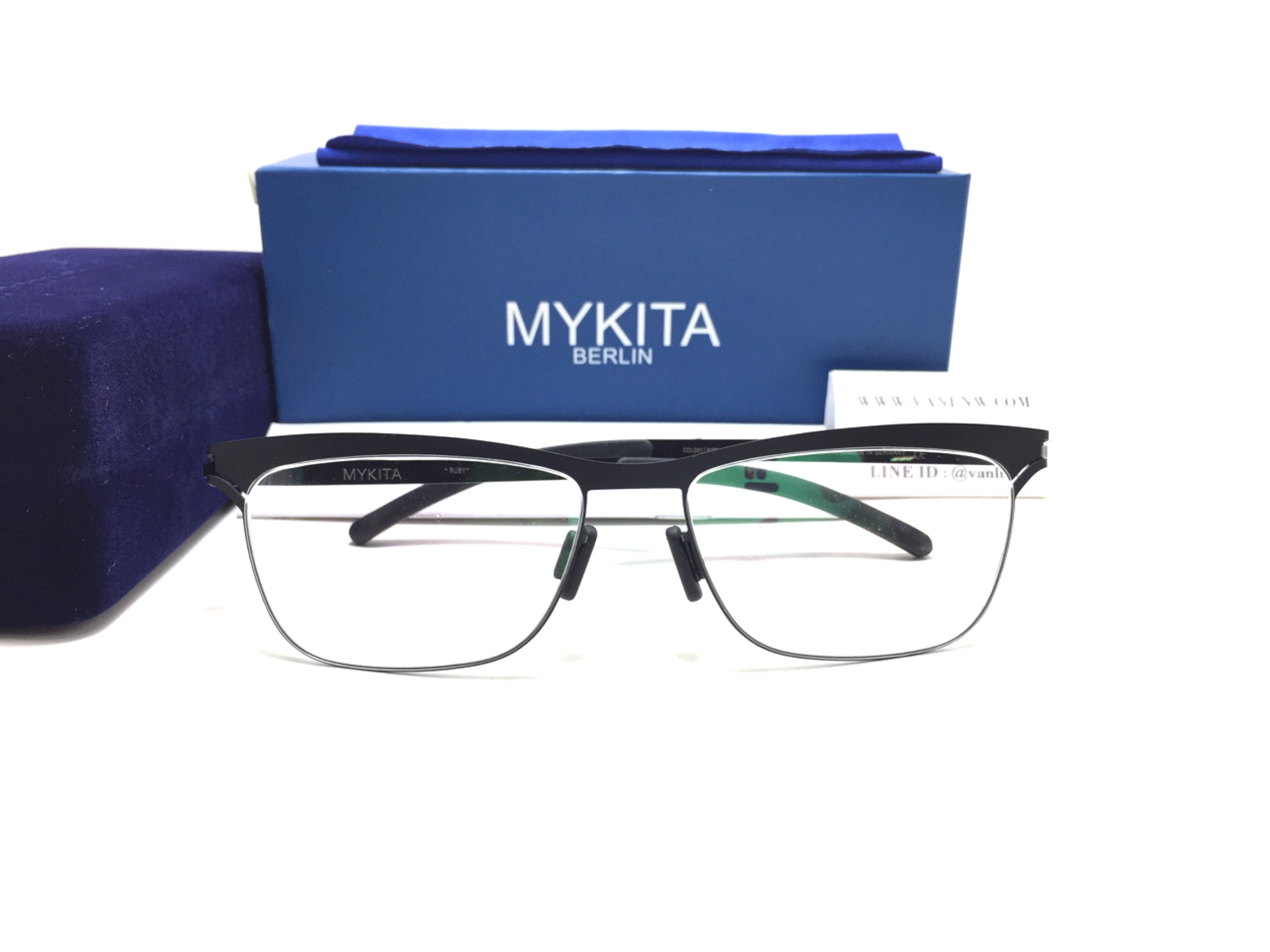 แว่นสายตา MYKITA RUBY 59-15 135 <ดำ>