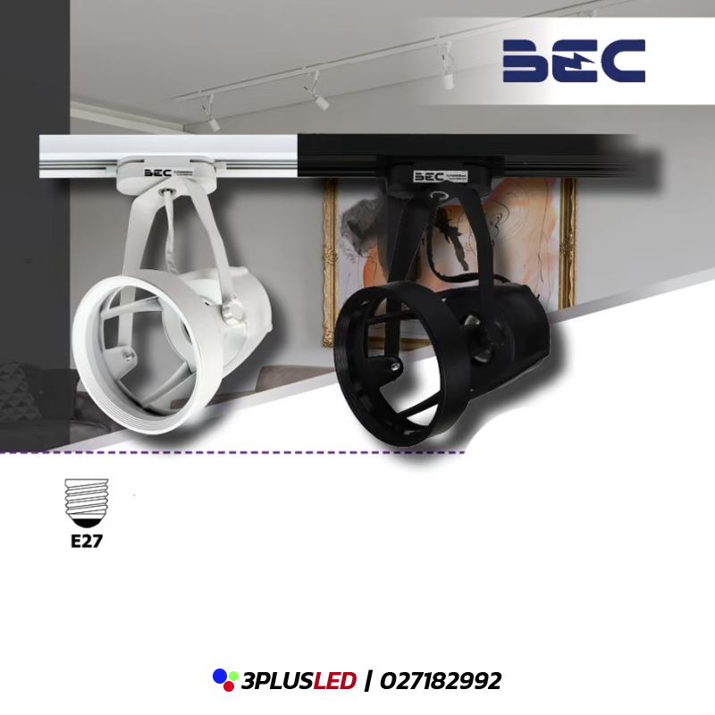 โคมติดราง BEC รุ่น TLP 3036 ขั้วE27 (ไม่มีหลอด)