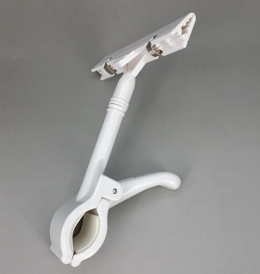 ตัวหนีบป้ายราคา พลาสติกขาว ตัวใหญ่ (M25) 25cm.100 ตัว/pack 25cm. ขาว 100 ชิ้น