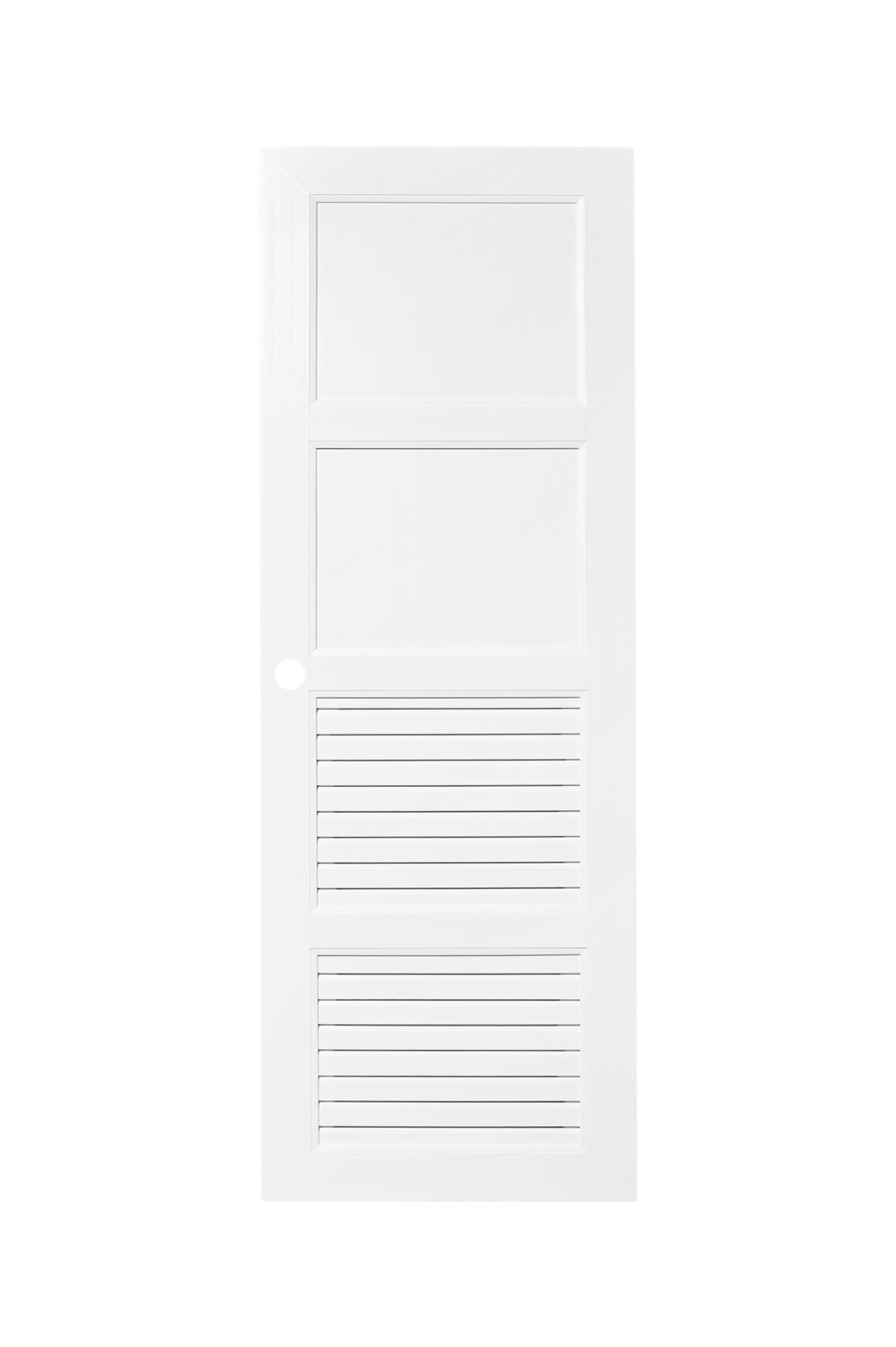 ประตูห้องน้ำ UPVC รุ่น MT-3 ขาว 70*200