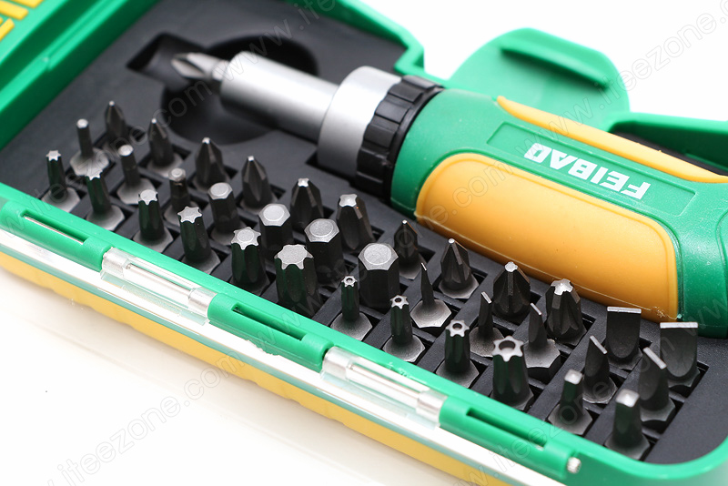 ชุดไขควง 38 ชิ้น Ratchet Wheel Screw Drivers Kit