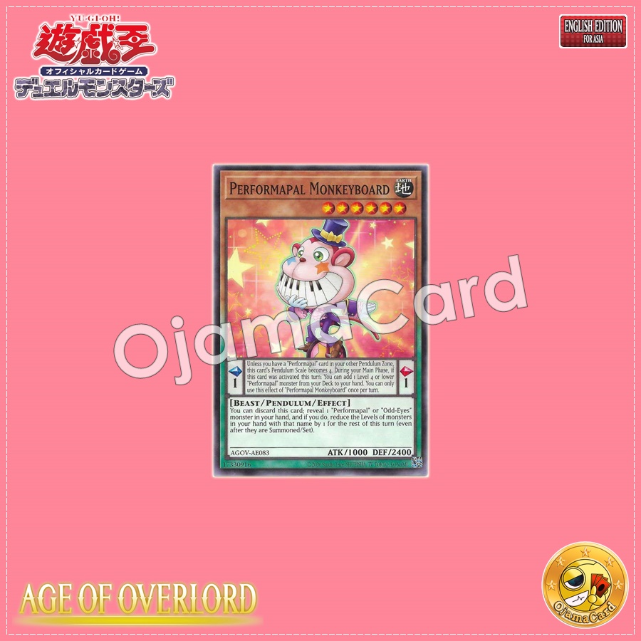 AGOV-AE083 : Performapal Monkeyboard / Entermate Monkeyboard (Common)