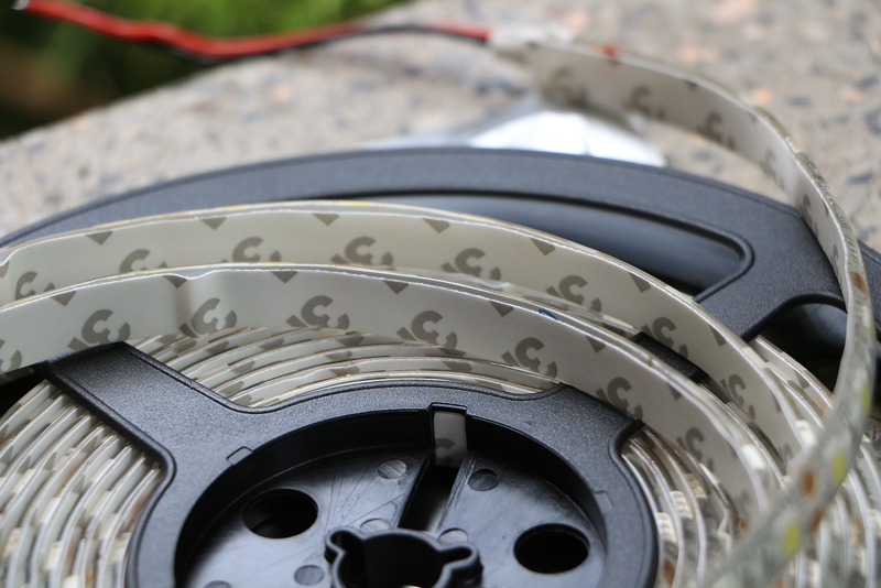 LED Strip เส้น ม้วน 5 เมตร สีชมพู (กันน้ำ IP65)