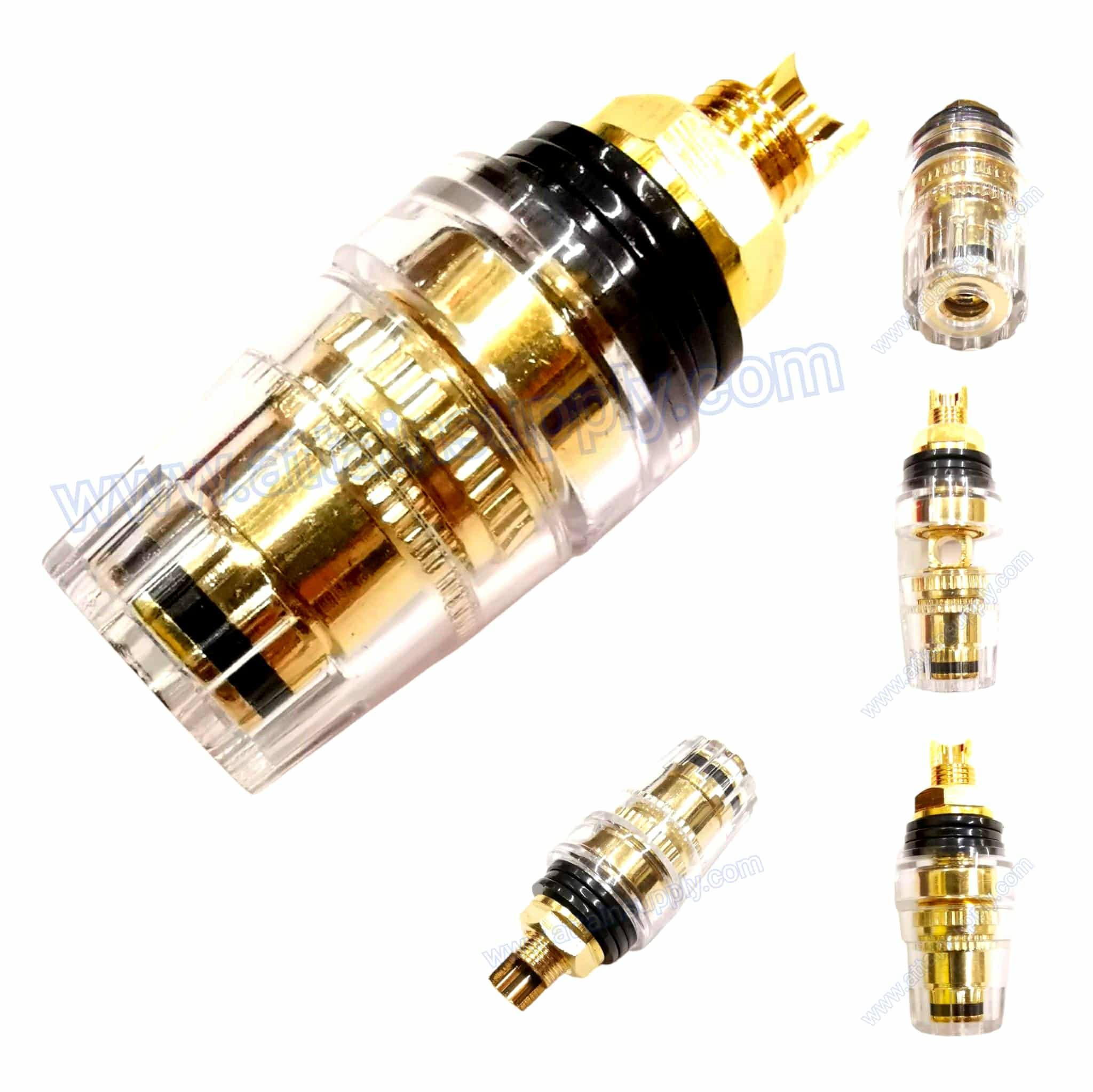 BIDINGPOST GOLD PLASTIC-B/BLACK