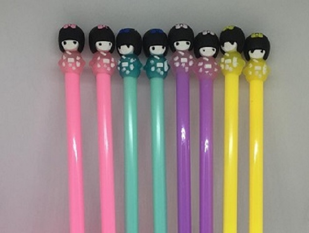 ปากกาเจลสาวน้อยตุ๊กตาญี่ปุ่น