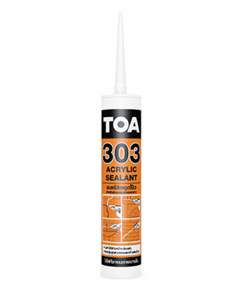 TOA อะครีลิคอุดโป๊ว TOA 303 สีขาว