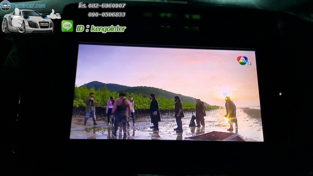กล่องรับทีวีดิจิตอล ในรถยนต์ DTV2015 แบบสองเสาอากาศ (รุ่น DTR-1506TL)