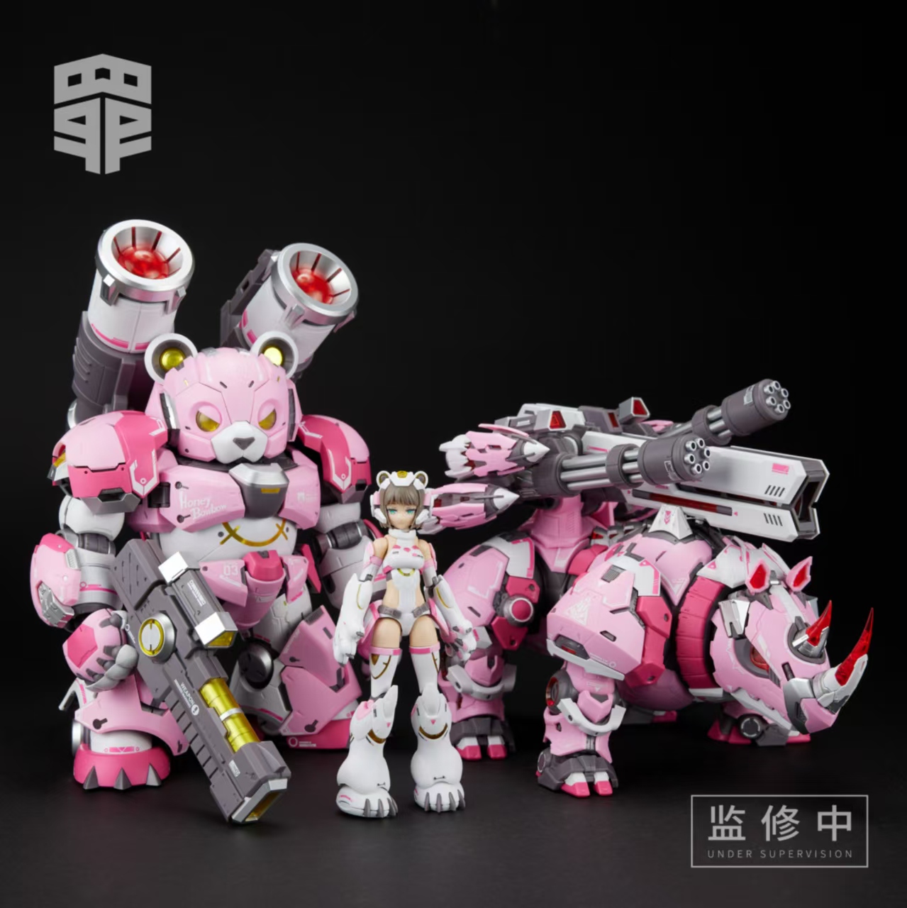 1/10 SIN-03 Lazy set (Girl , Bear , Rhino) [MS General]