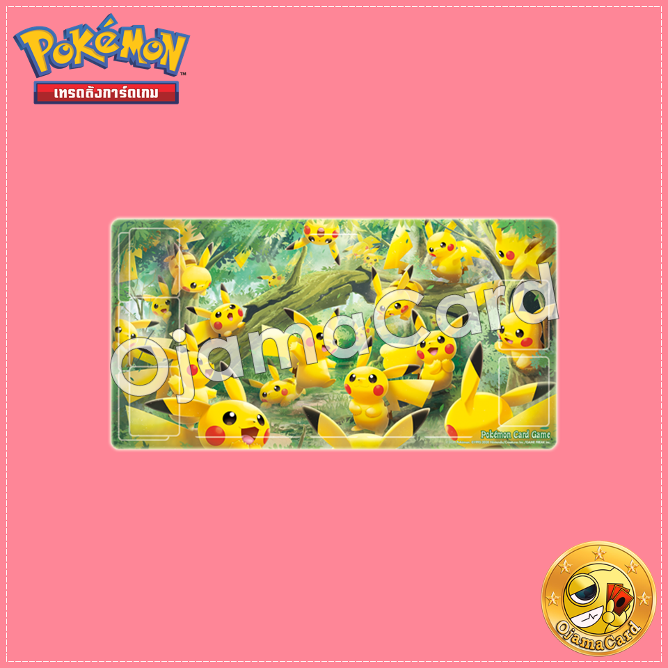 Pokémon Official Playmat — Pikachu Forest | พิคาชูฟรอเรส