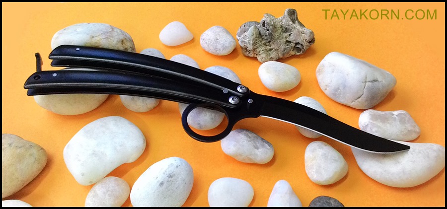 มีดซ้อมควง ลูแปงบาลิซอง Lupin Balisong Trainer Knife TKBS-LP7TR
