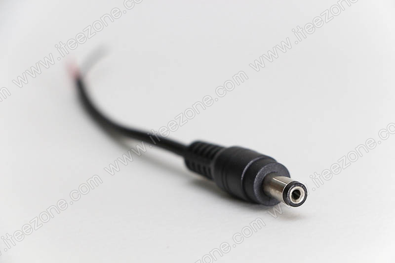 ขั้วแจ็ค Adaptor ตัวผู้ -> สายไฟแดงดำ
