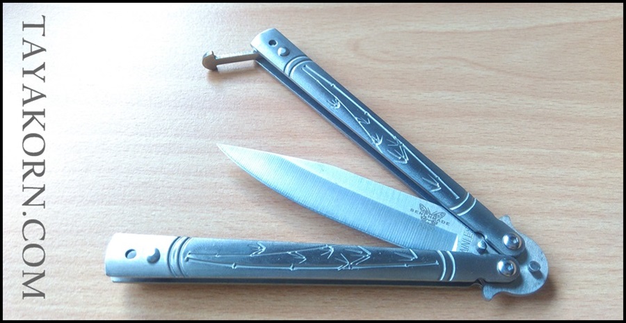 มีดบาลีซอง White Bamboo Balisong