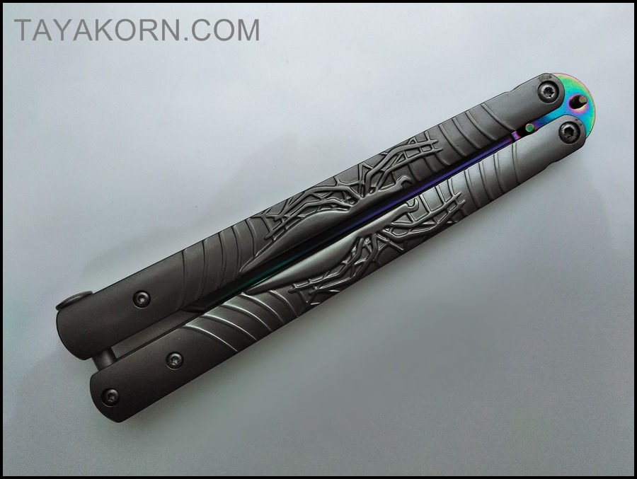 มีดบาลีซอง ซิลเวอร์สไปเดอร์ Silver Spider Balisong TKBS-BT4